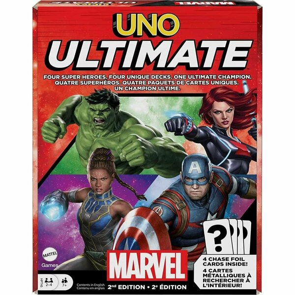 Mattel UNO Ultimate Marvel Refresh Card Game MTTHPT45